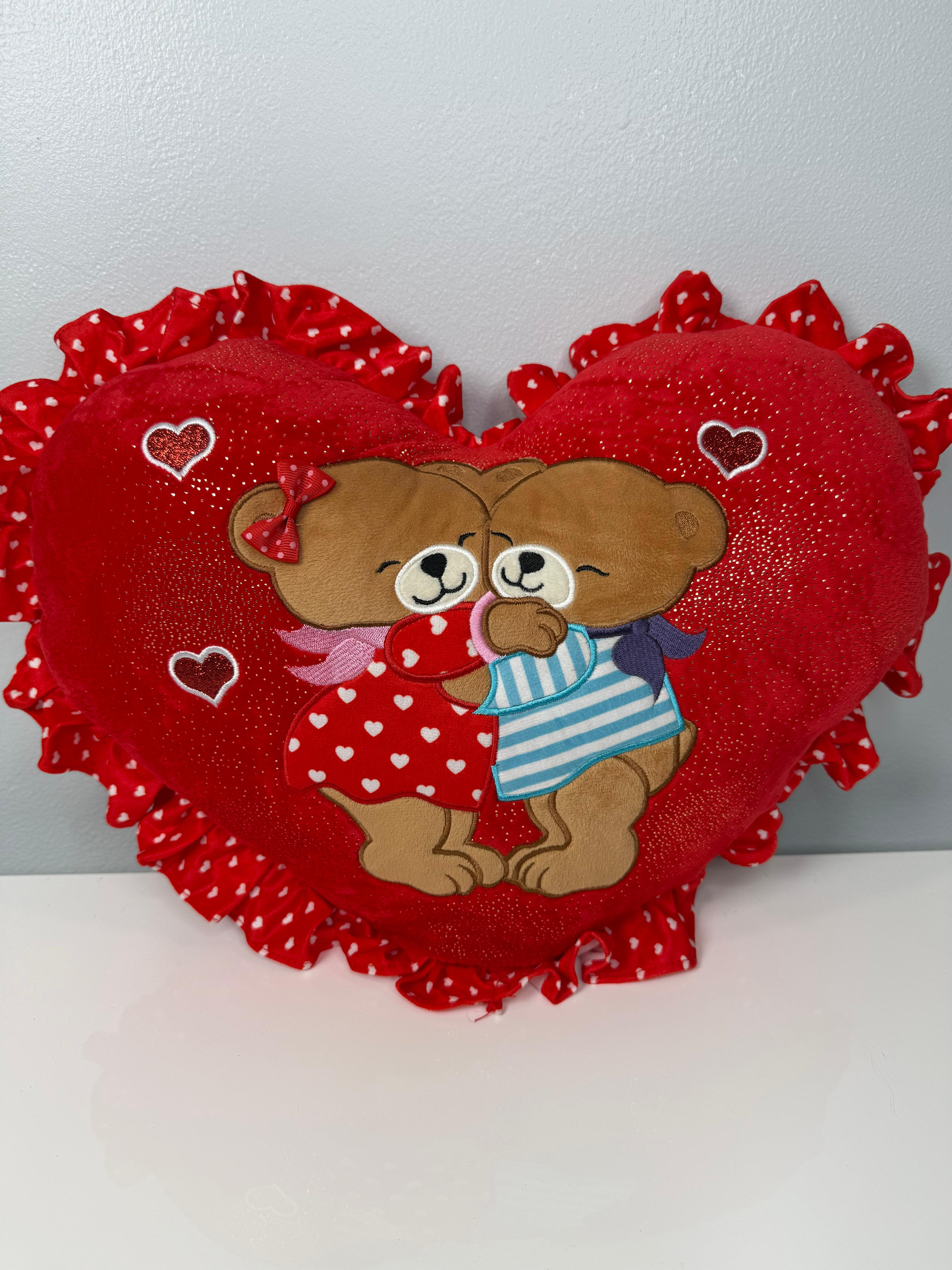 Musical I Love You Heart Pillow