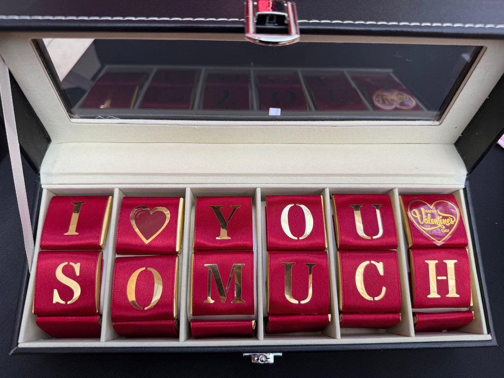 Personalized Chocolate Watch Box-Love