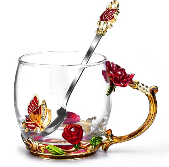 Golden Blush Tea Cup