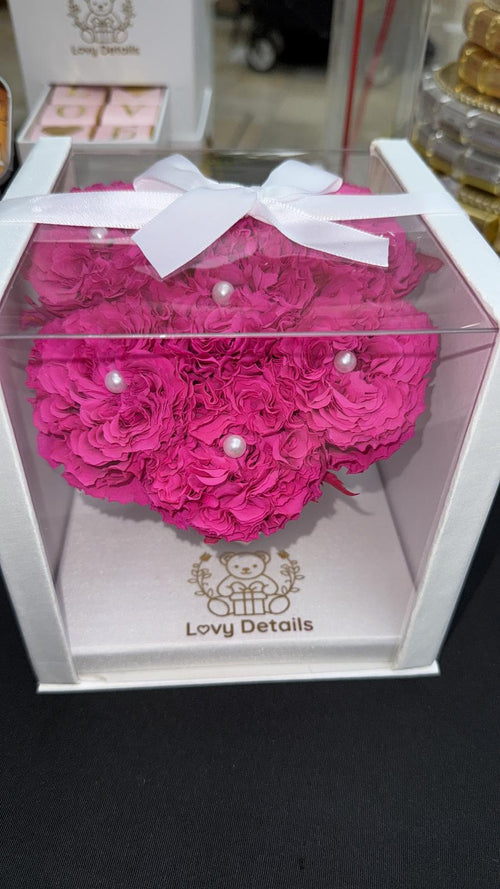 Fuchsia Pearl Preserved Box