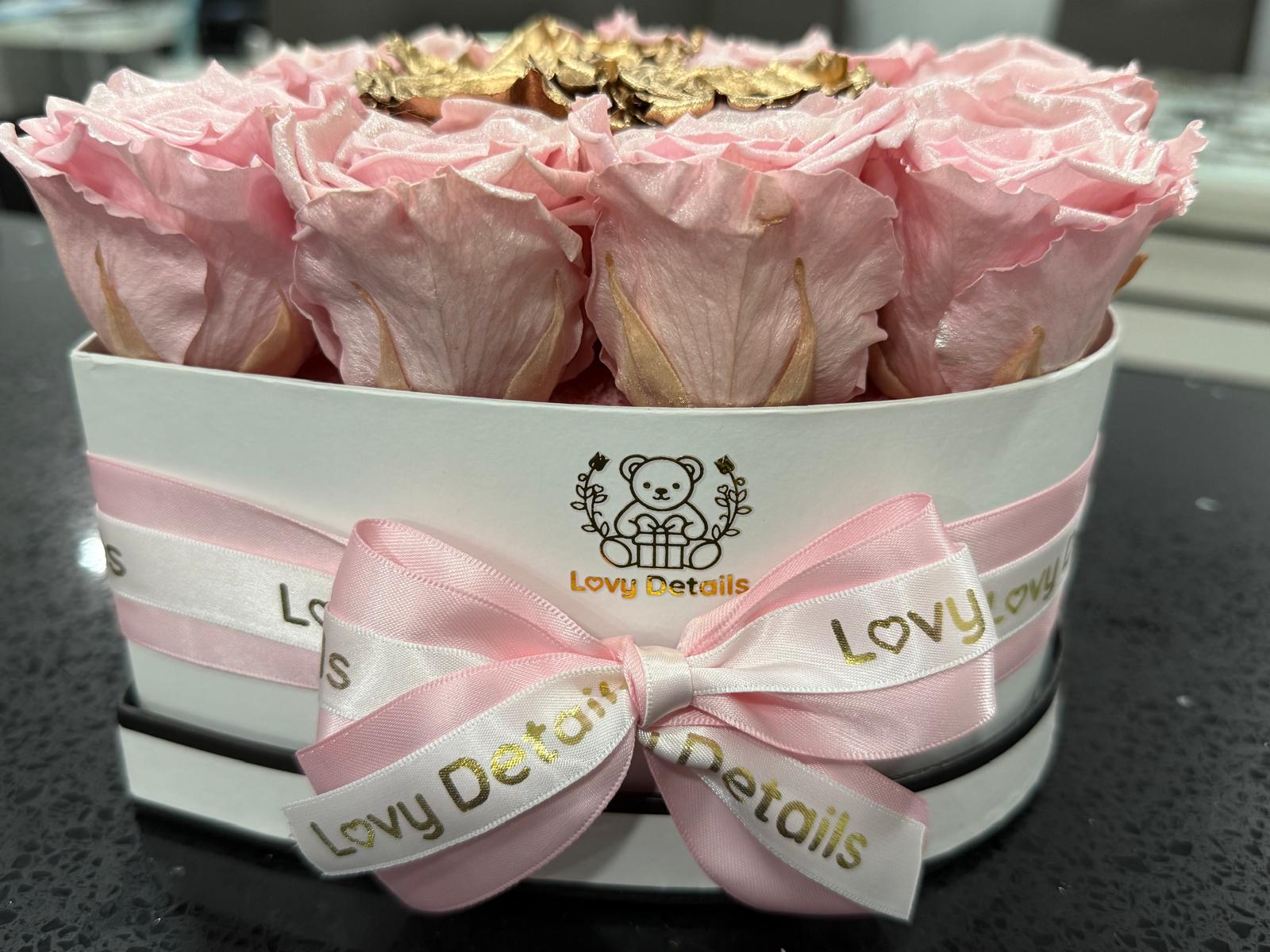 Golden Heart Preserved Roses – Lovy Details