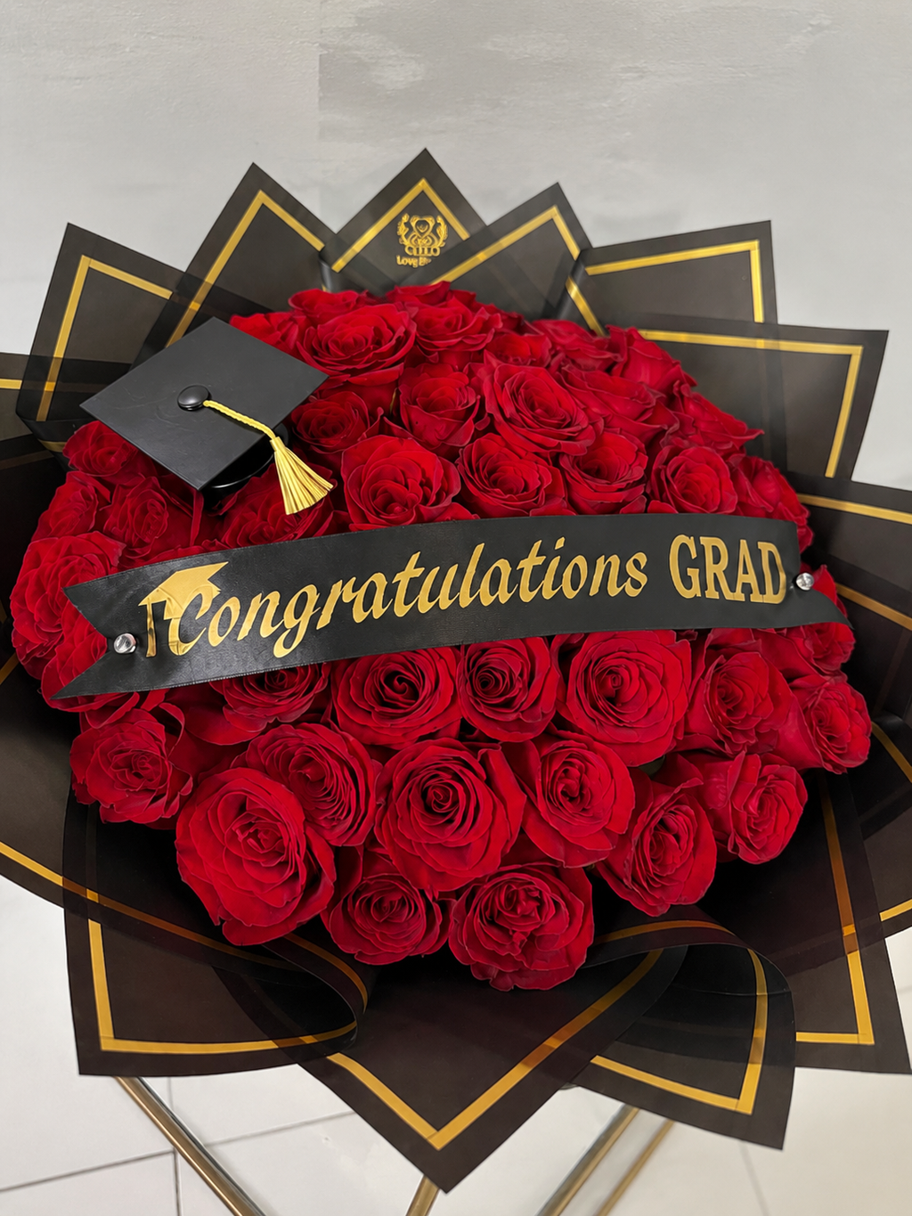 Luxury Graduation Rose Bouquet