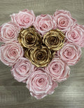 Golden Heart Preserved Roses