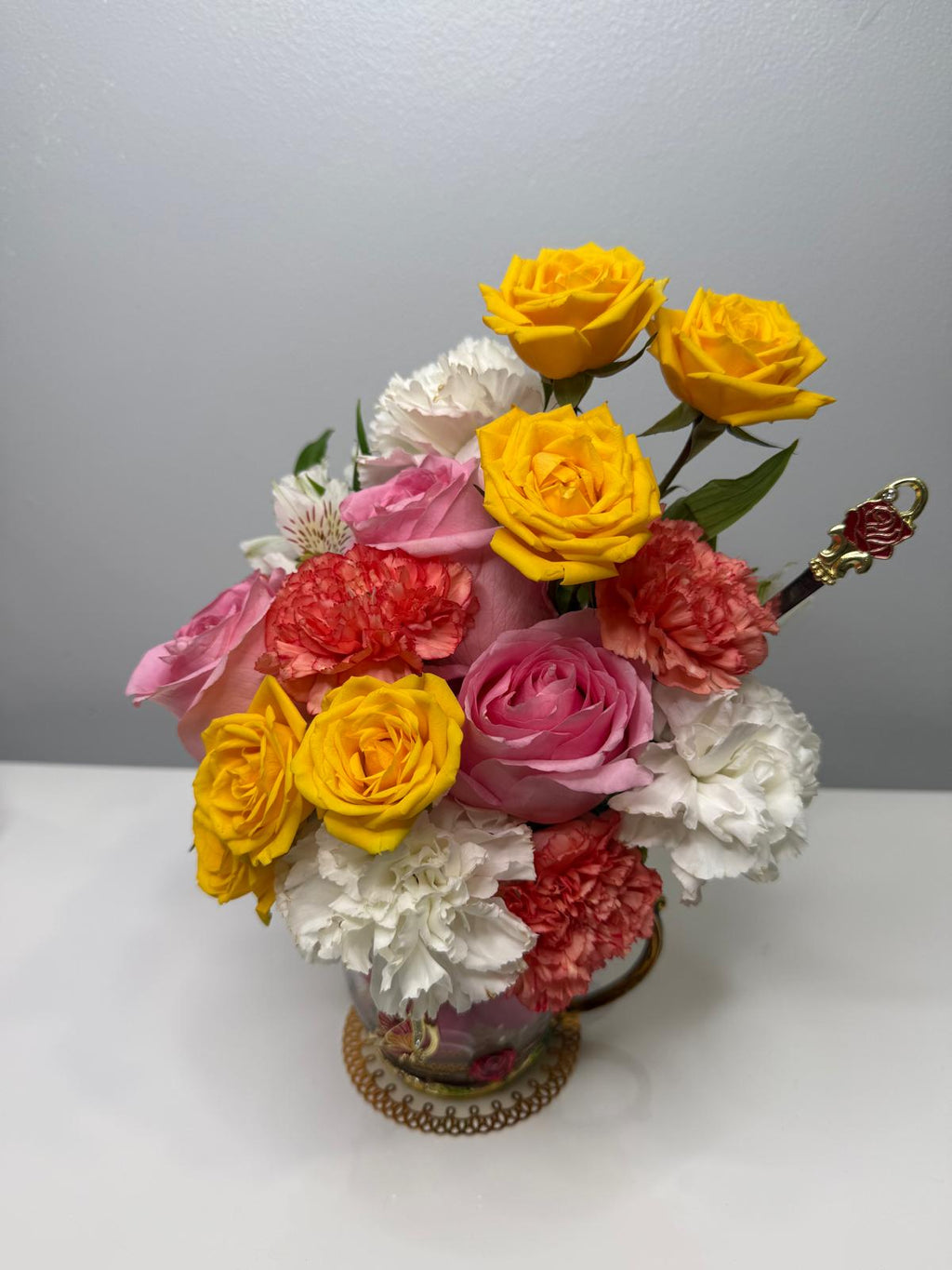 Golden Blush Tea Cup