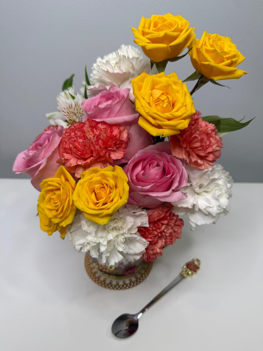 Golden Blush Tea Cup