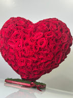 3D Heart Rose Arrangement