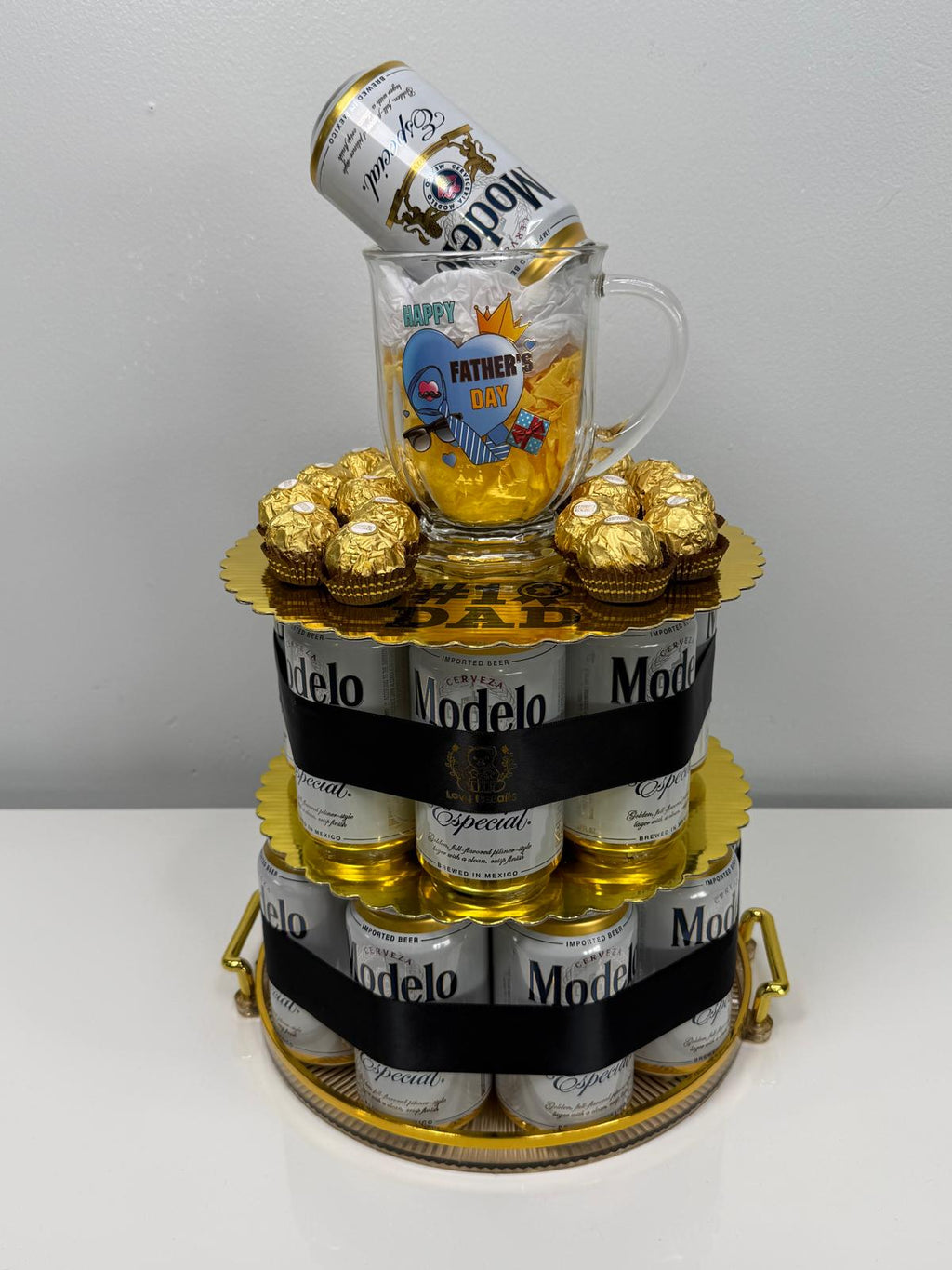 Golden Dad Celebration Cake