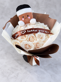 Latte Love Rose Bouquet