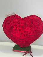 3D Heart Rose Arrangement