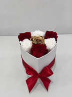 Mini Preserved Rose Heart Box