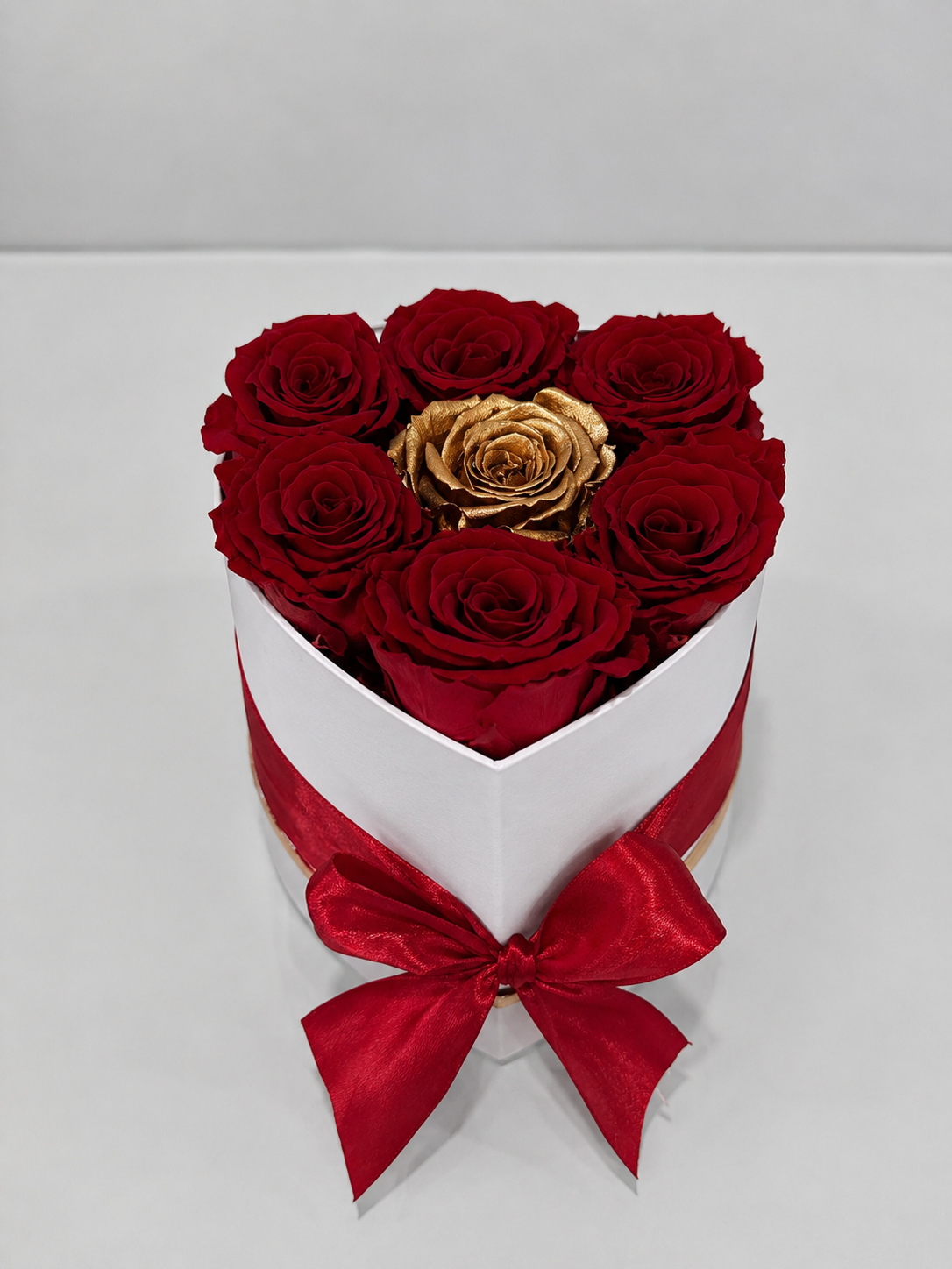 Mini Preserved Rose Heart Box
