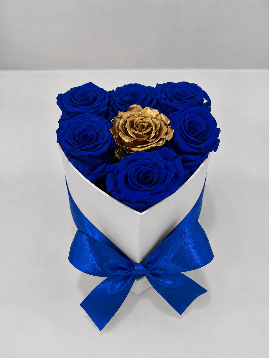 Mini Preserved Rose Heart Box