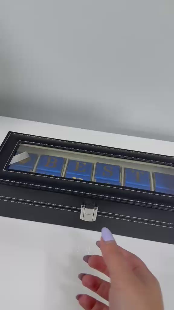 Personalized Chocolate & Watch Gift Box - DAD