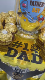 Golden Dad Celebration Cake